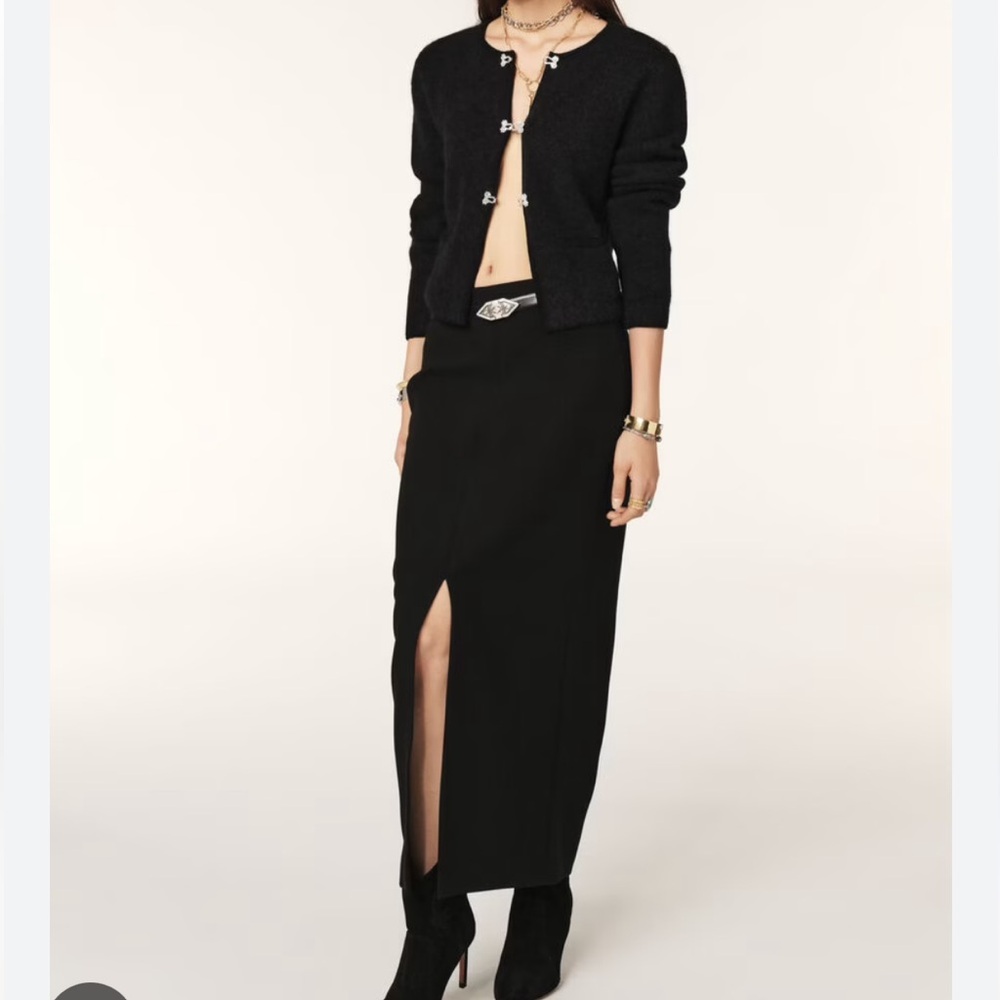 NWT ba&sh Black Pencil Skirt- Jupe Chirli